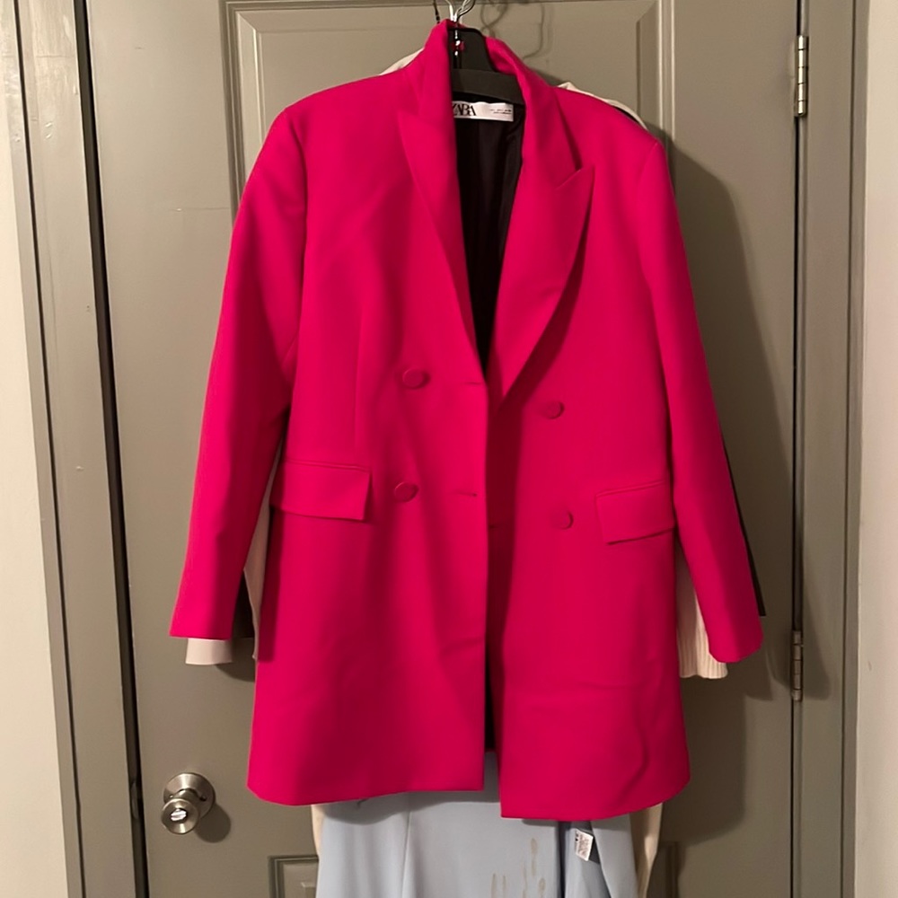 Hot Pink Zara Blazer
